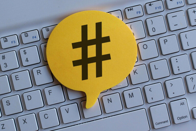 Exemplos prontos de Hashtags